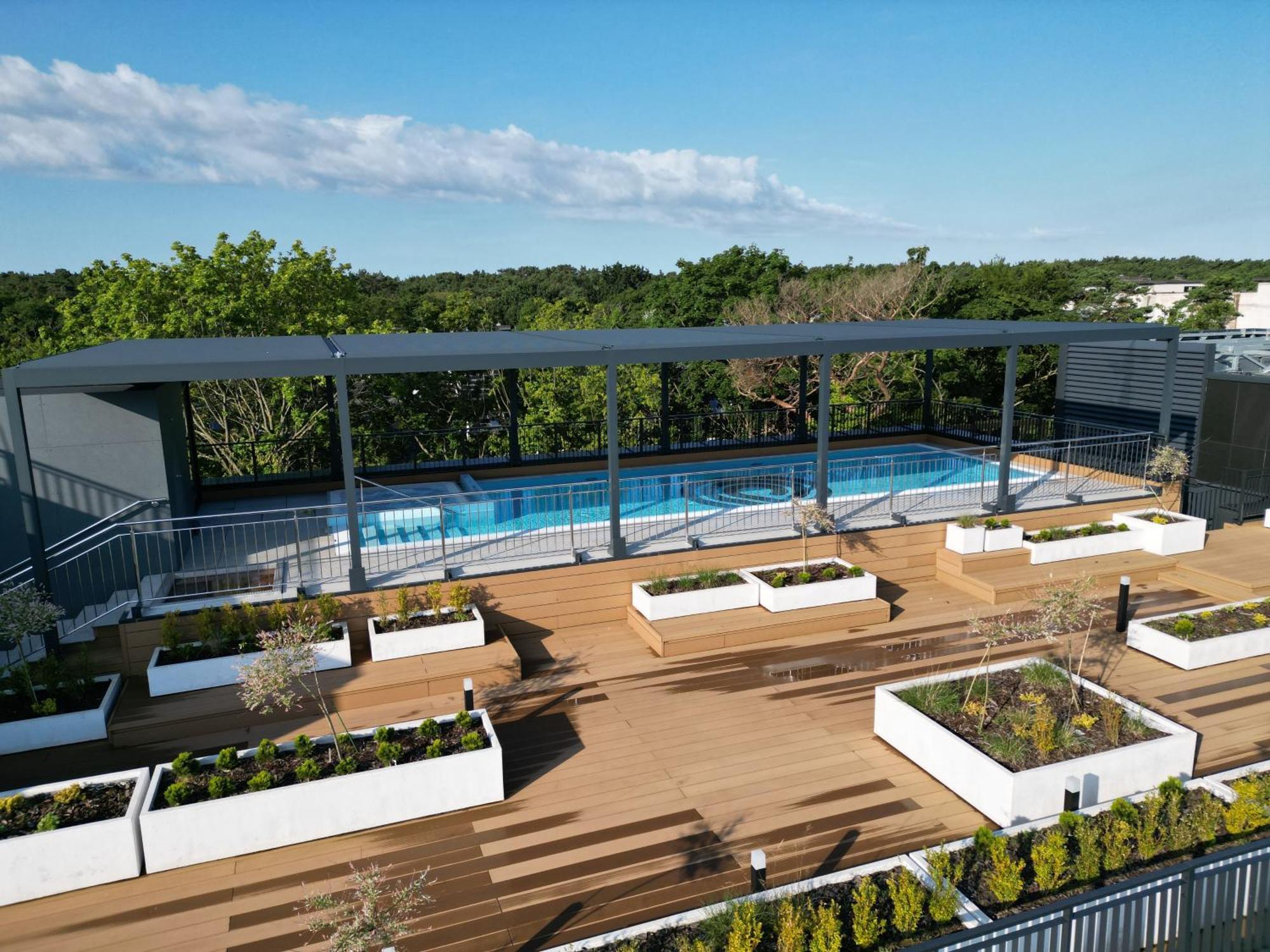 Ferienwohnung Seaside Garden Blue Swinemünde Exterior foto